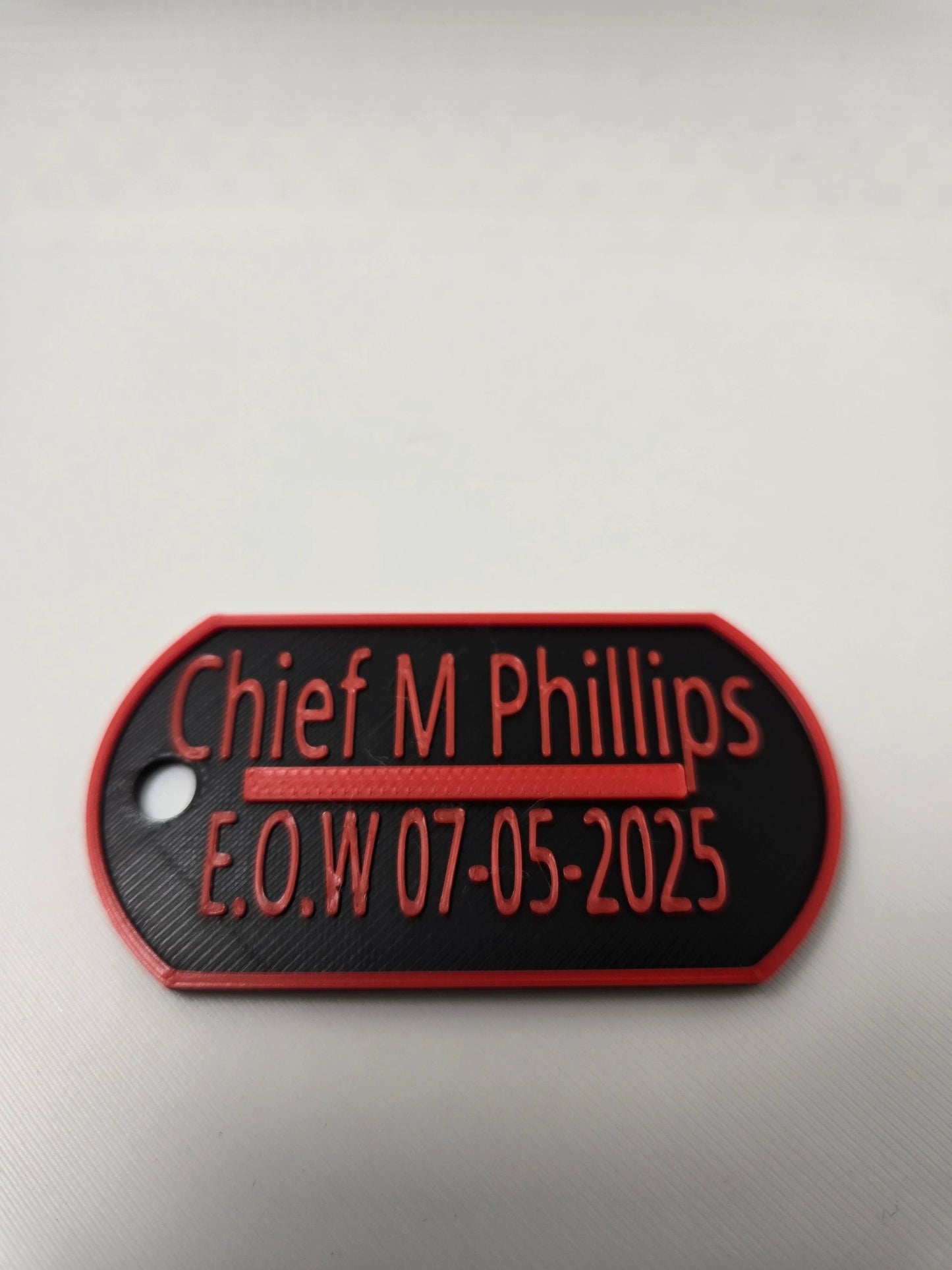 3D Printed Dog Tag Pride and Police Variants Customizable Durable Bold Statement Accessory by Concept2Creation
