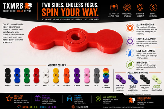 Premium Fidget Spinner For Stress Relief And Focus Durable High Quality Spinner For Kids And Adults by concept2creation