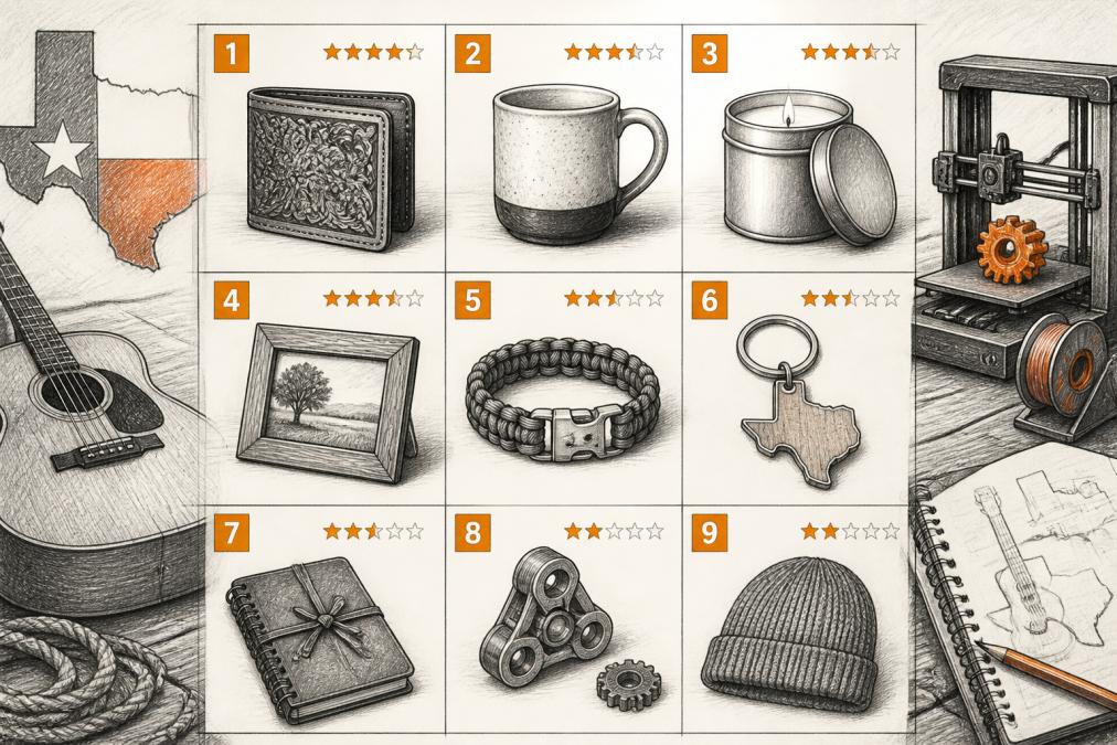 Handcrafted Gifts From Texas Artists: 2026 Gift Guide