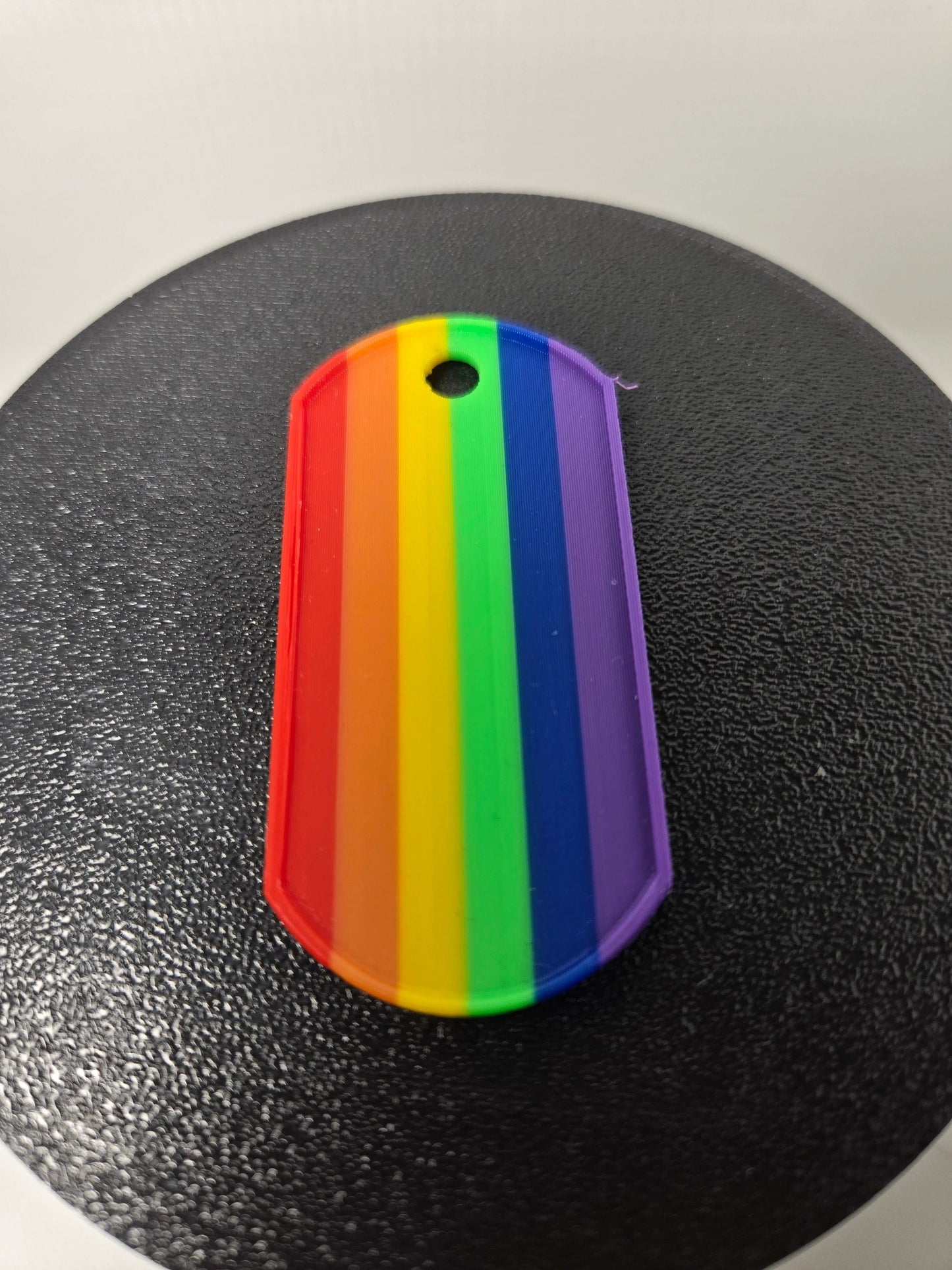 3D Printed Dog Tag Pride and Police Variants Customizable Durable Bold Statement Accessory by Concept2Creation