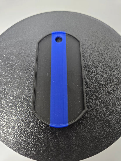 3D Printed Dog Tag Pride and Police Variants Customizable Durable Bold Statement Accessory by Concept2Creation