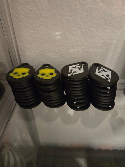 3D Printed Keychain And Necklace Versatile Everyday Accessory Made From Durable Lightweight PLA by Concept2Creation