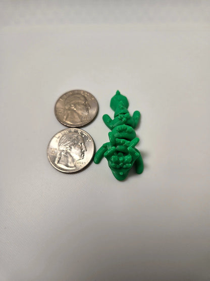 Mini Articulated Dragon Inside Twist Open Black Dragon Egg 3D Printed Fantasy Toy Fidget Desk Decor Gift by Concept2Creation
