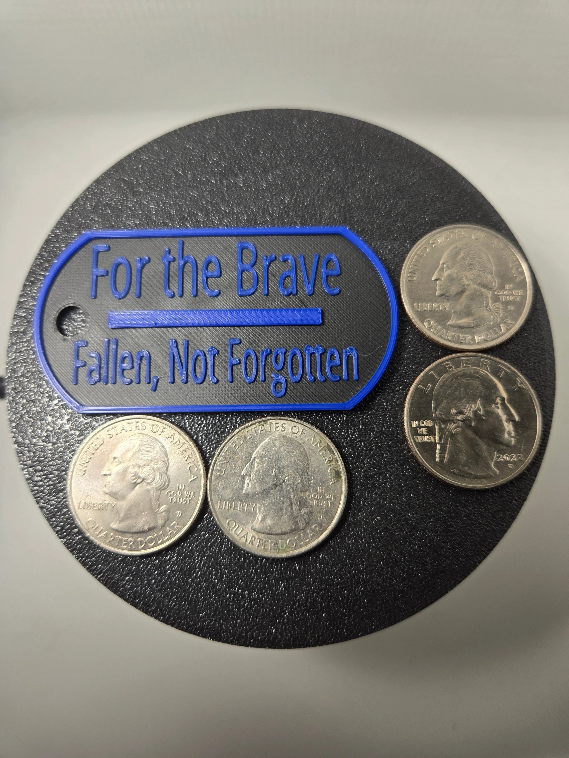 3D Printed Dog Tag Pride and Police Variants Customizable Durable Bold Statement Accessory by Concept2Creation