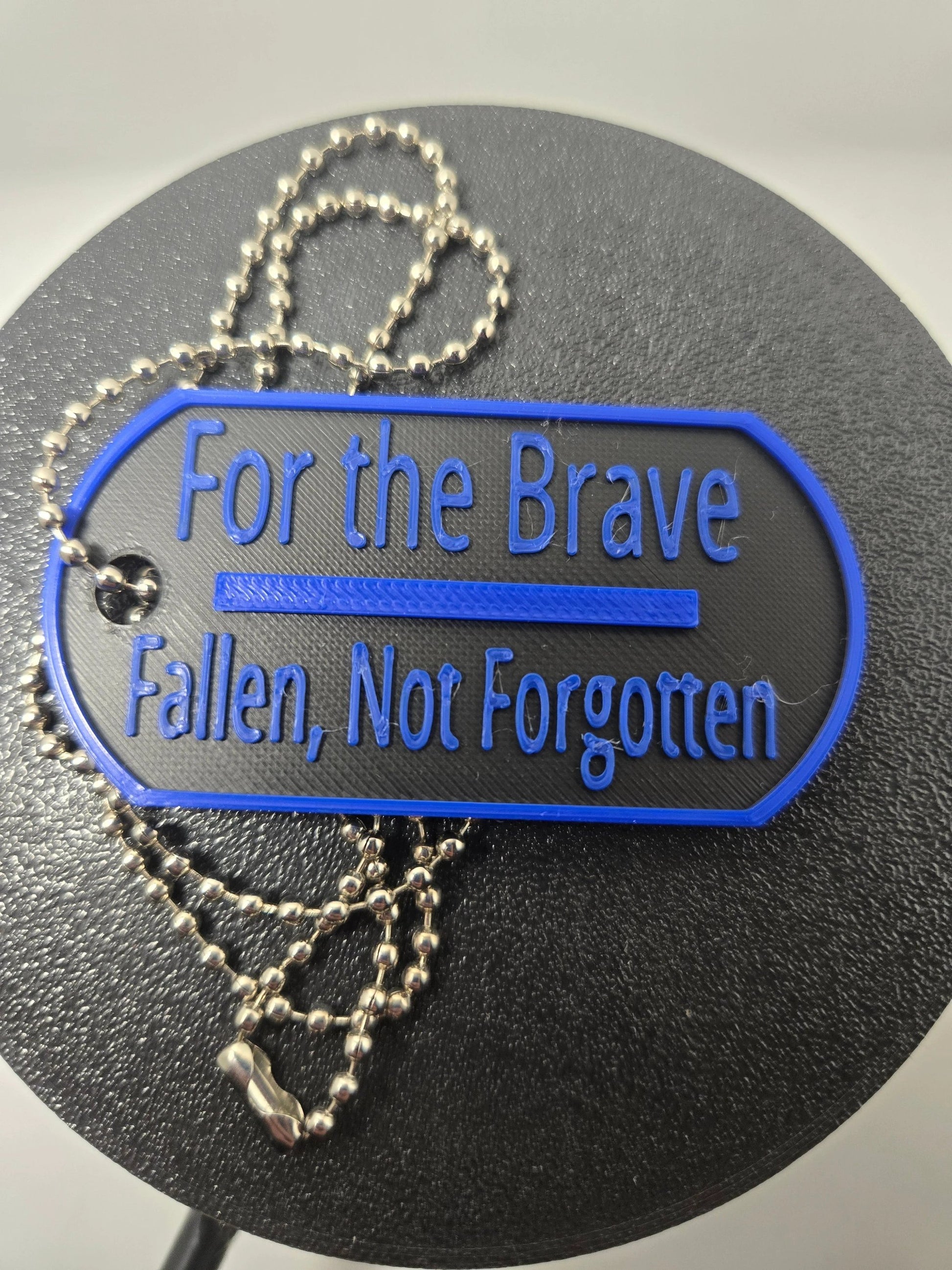 3D Printed Dog Tag Pride and Police Variants Customizable Durable Bold Statement Accessory by Concept2Creation