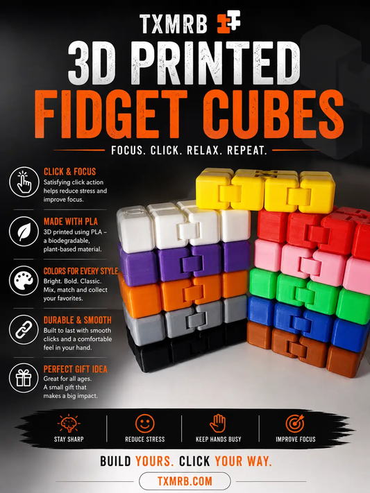 Infinity Fidget Cube Stress Relief Toy for Kids and Adults Durable Tactile Fidget Cube for Focus and Anxiety Relief by concept2creation