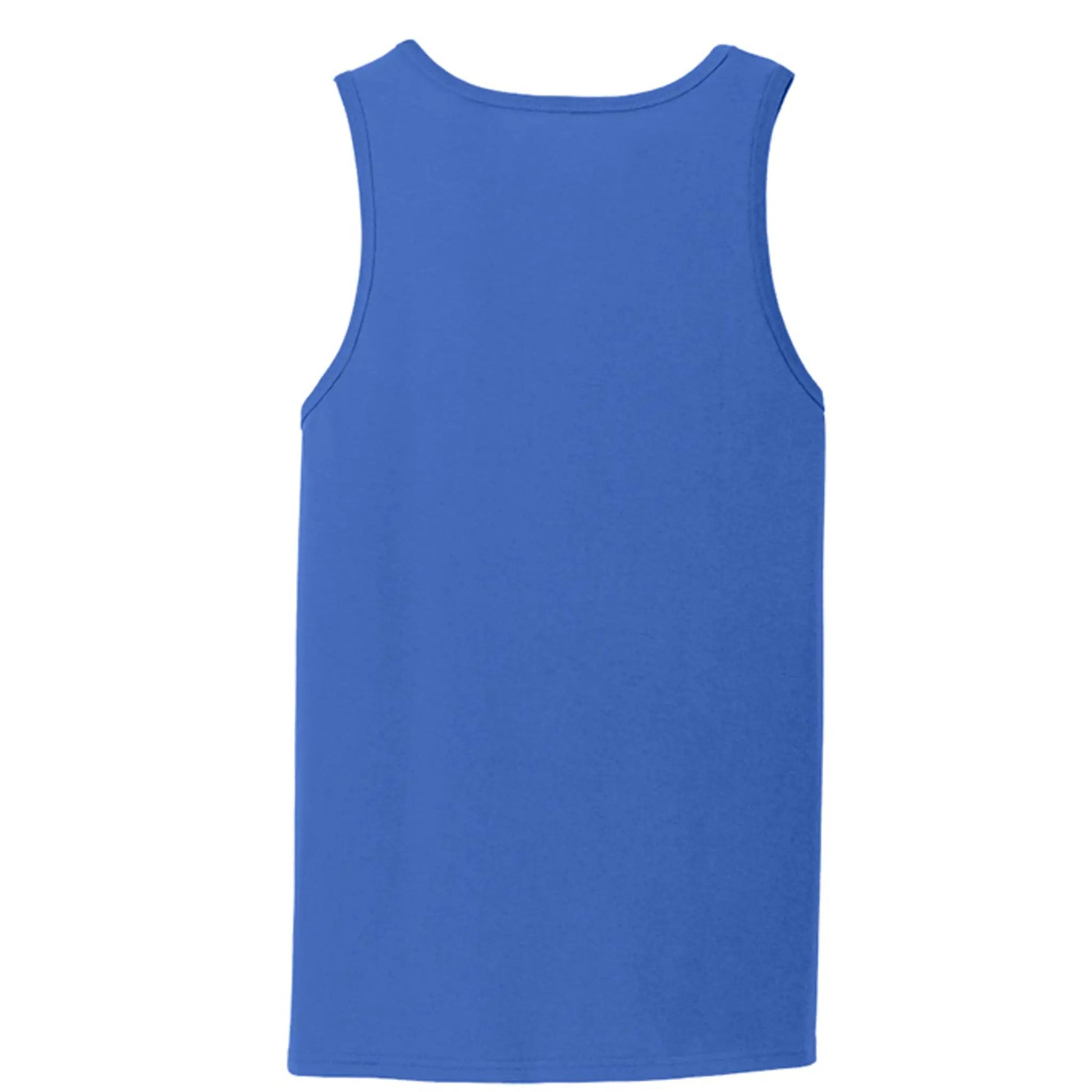Port And Company PC54TT Core Cotton Tank Top 5.4 Oz Removable Tag For Comfort And Relabeling In Dark Heather Grey Neons by Concept2Creation