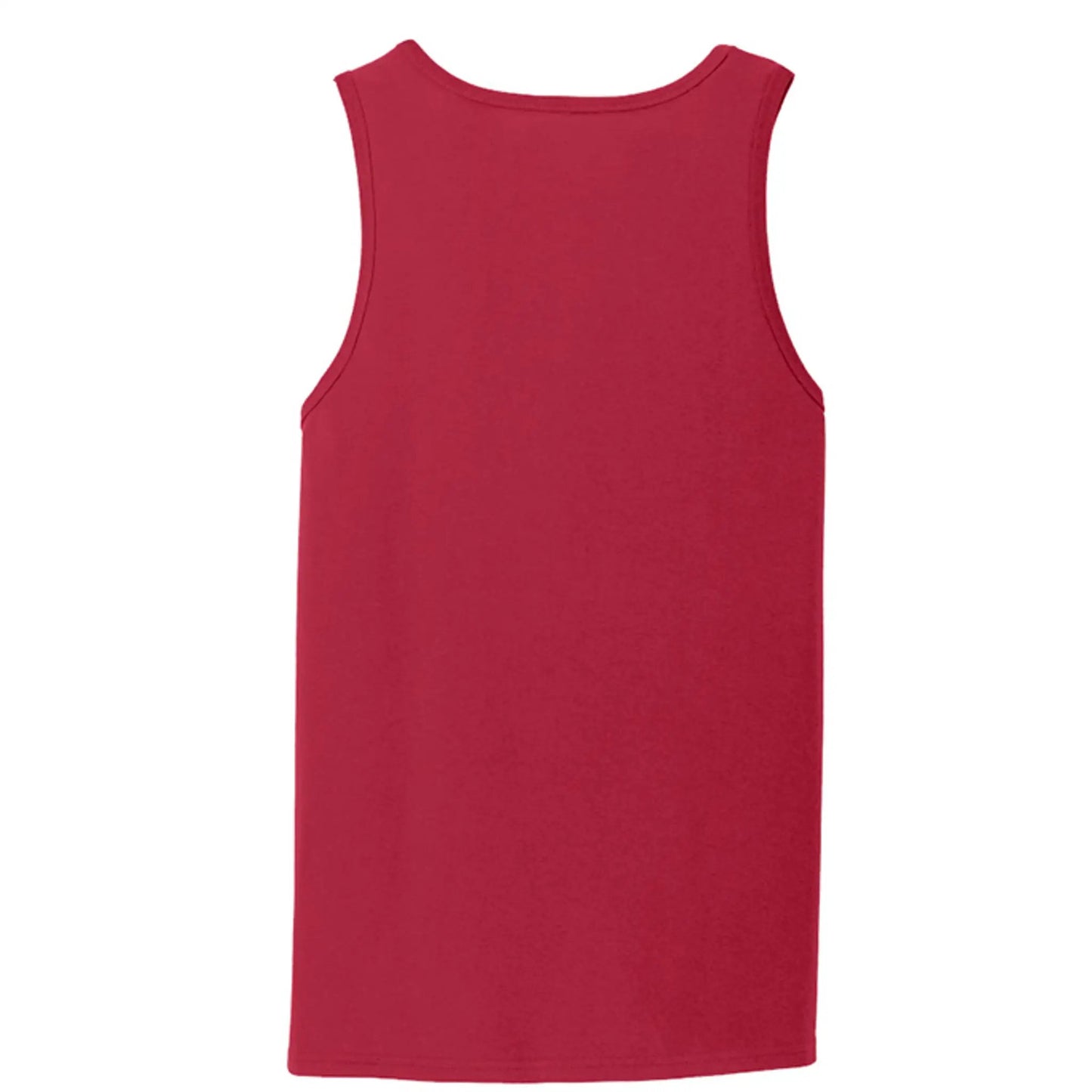 Port And Company PC54TT Core Cotton Tank Top 5.4 Oz Removable Tag For Comfort And Relabeling In Dark Heather Grey Neons by Concept2Creation