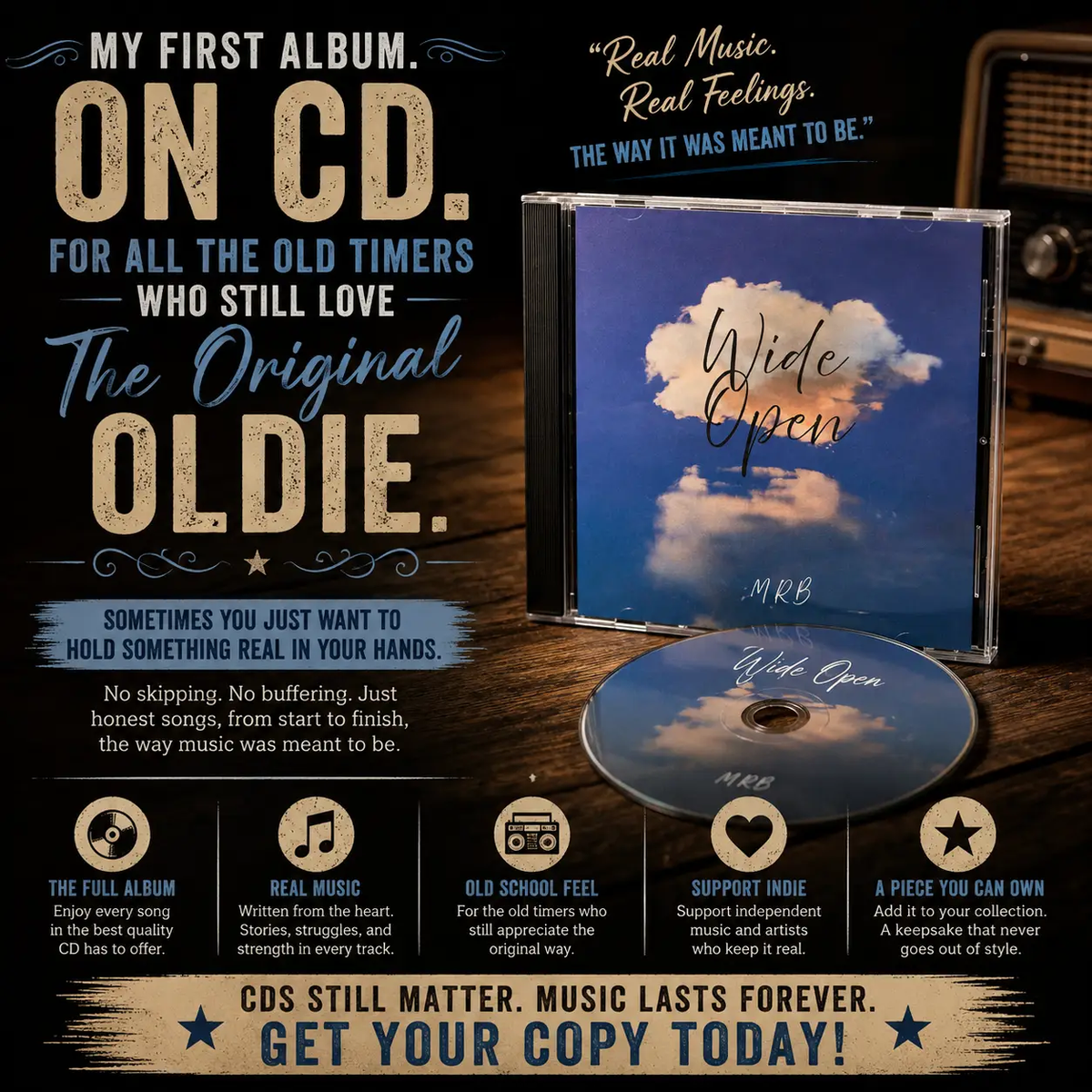 Wide Open Album A Country Music Story Of Chasing Dreams Growth Second Chances And Freedom by Concept2Creation